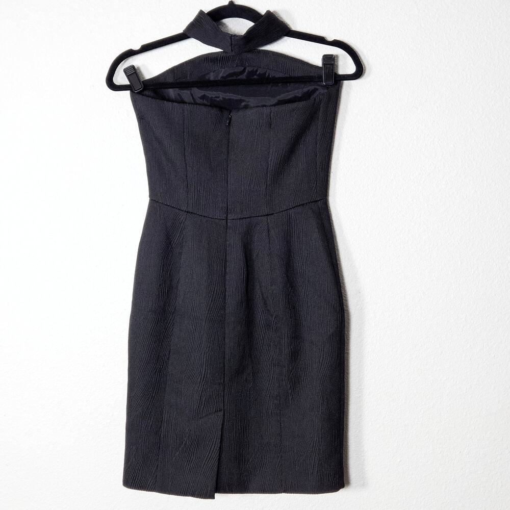 Rachel Zoe Cocktail Dress Sleeveless Black Size 2 Sleek Glam Party NWT - Picture 2 of 8